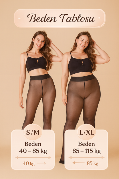 Ten Rengi Peluşlu Magic Tayt